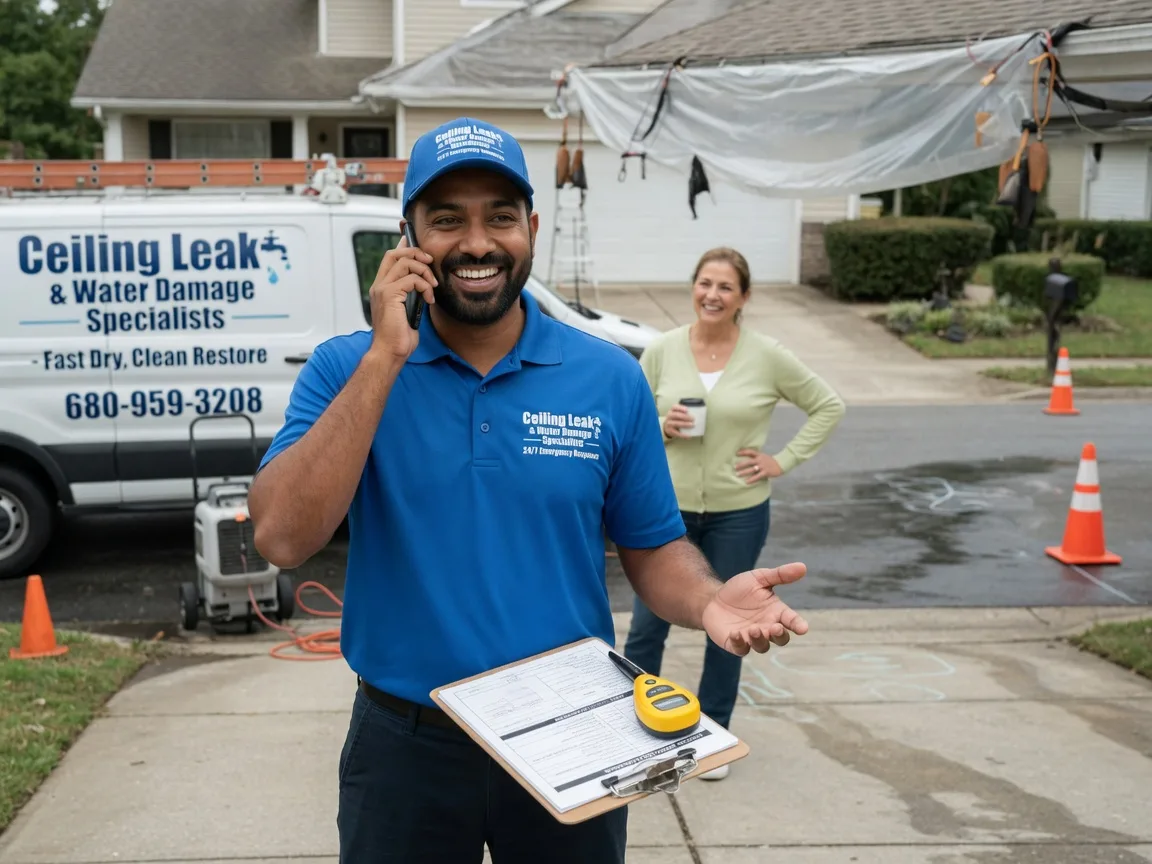 Ceiling Leak Cleanup Hollister, NC FAQs
